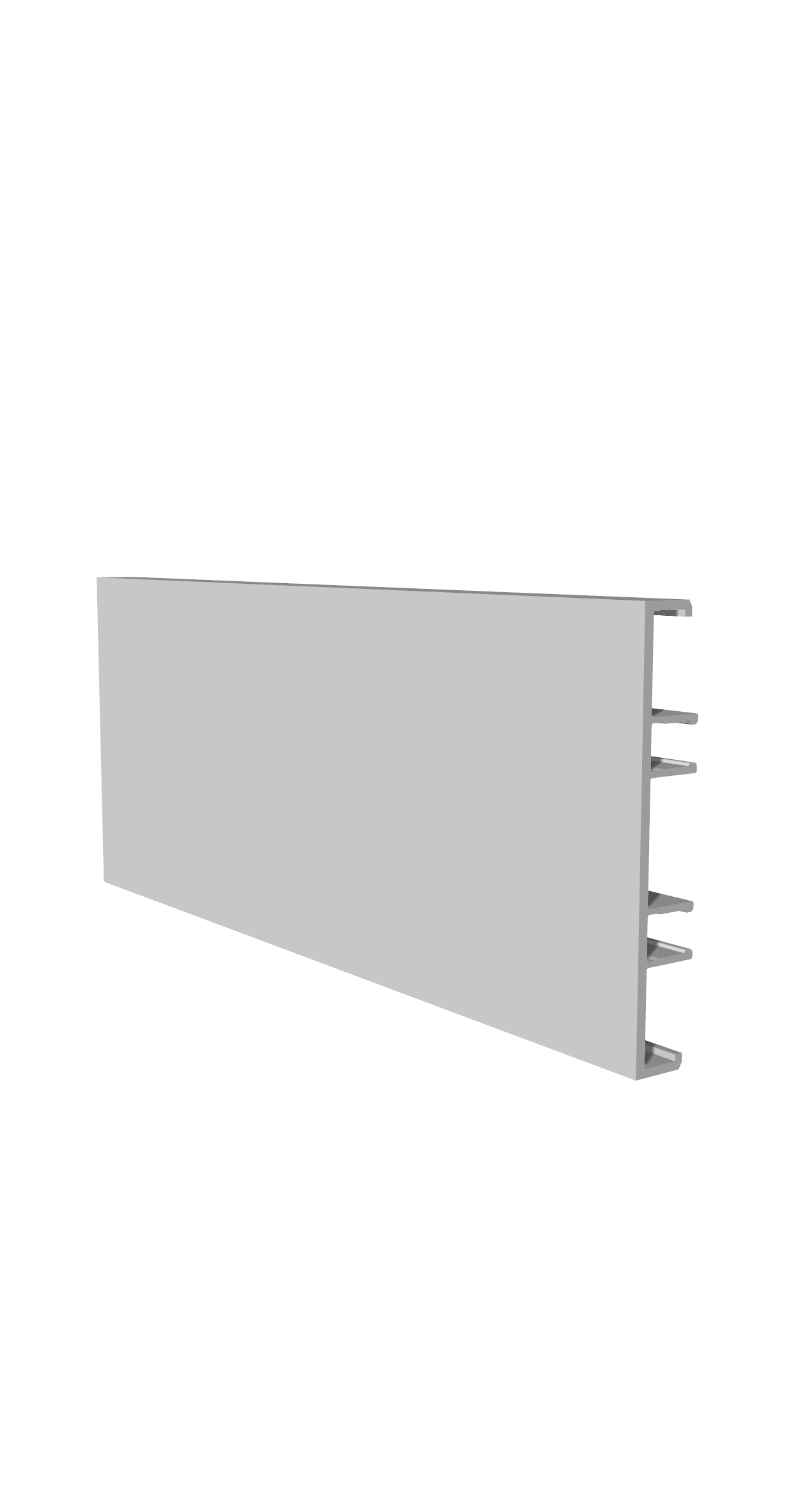 100 series | Aluminum profile system interior cladding facades